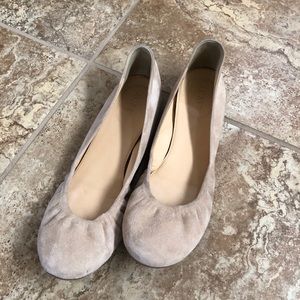 J Crew beige flats